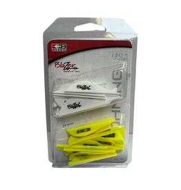 Bohning Bohning Blazer Vanes 36 pack/ 12white/24yellow