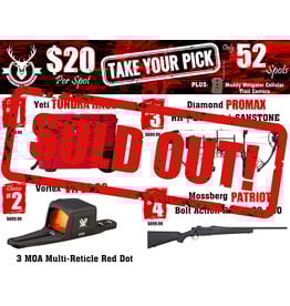 DRAW #1831 - Take Your Pick - Yeti, Vortex, Diamond OR Mossberg!