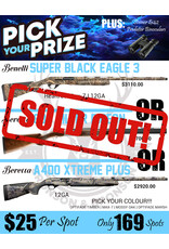 DRAW #1832 - Pick Your Prize - Benelli, Beretta Silver Pigeon OR Beretta A400!