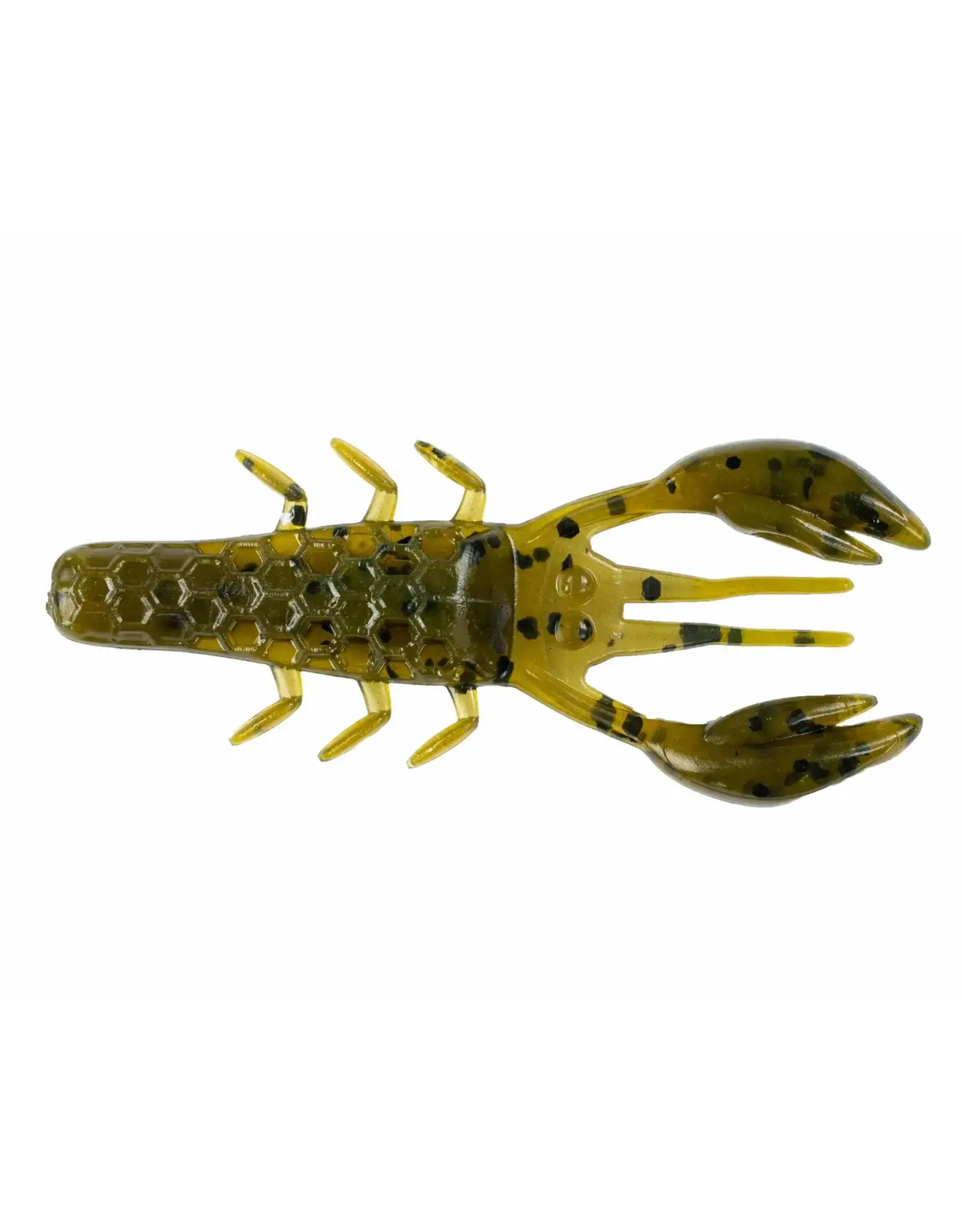 Netbait Netbait HexTek Finiki 2.5" Sonix Pinch - Green Pumpkin