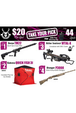 DRAW #1842 - Take Your Pick - Derya, Eskimo, Killer Instinct OR Stoeger!