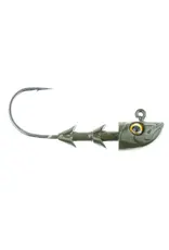 Freedom Tackle Freedom Tackle 13022 Swimbait Heads - Green Pumpkin 3/16oz 2/0 Gamakatsu