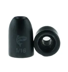 Freedom Lures Freedom Tackle Tungsten Bullet Weight 1/16 OZ - Black