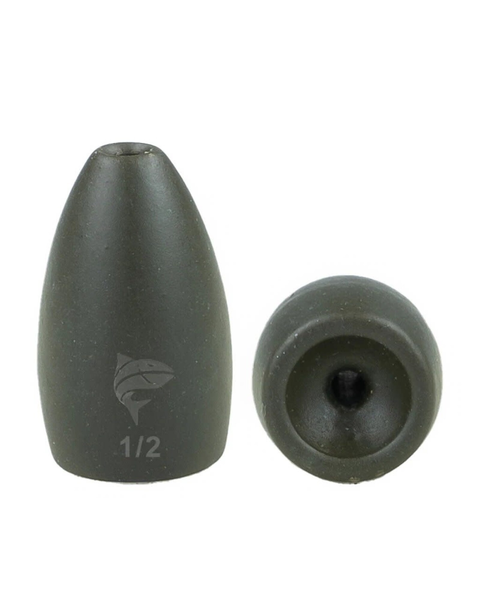 Freedom Tackle Freedom Tackle Tungsten Bullet Weights 1/2oz Black