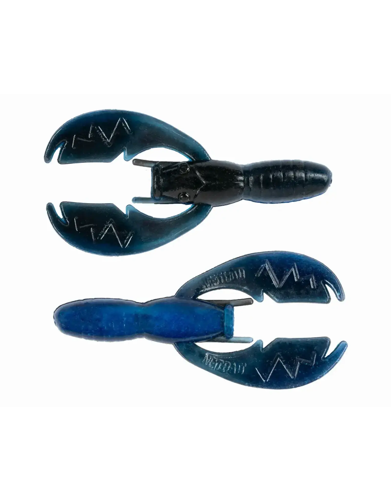 Netbait Netbait Tiny Paca Craw 3" w/ Baitfuel BLACK BLUE 10pk X42515