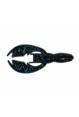 Netbait Netbait Tiny Paca Craw 3" w/ Baitfuel BLACK BLUE FLAKE 10pk X42522