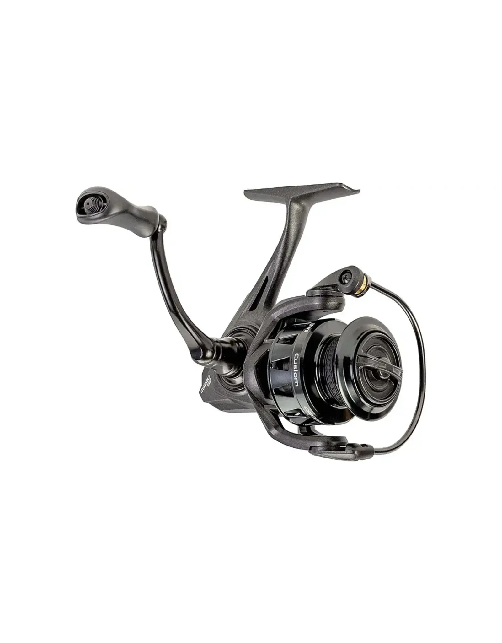 Lew's Lew’s Custom 300 Spinning Reel, SZ 300 Reel, 9+1 Bearings, 6.2-1 Ratio, Aluminum Frame and Sideplate, Screw-In Aluminum Handle, Speed Gears, Speed Lube, Hybrid Carbon Drag, Black/Silver, CS300G2