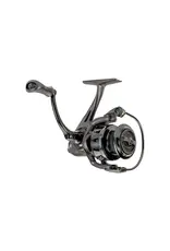 Lew's Lew’s Custom 300 Spinning Reel, SZ 300 Reel, 9+1 Bearings, 6.2-1 Ratio, Aluminum Frame and Sideplate, Screw-In Aluminum Handle, Speed Gears, Speed Lube, Hybrid Carbon Drag, Black/Silver, CS300G2