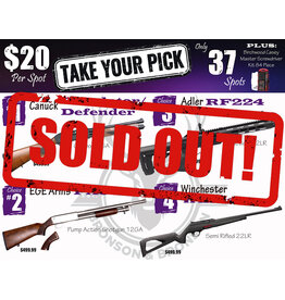 DRAW #1838 - Take Your Pick - Canuck, EGE Arms, Adler OR Winchester!