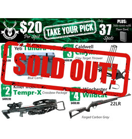 DRAW #1840 - Take Your Pick - Yeti, Killer Instinct, Caldwell OR Winchester!