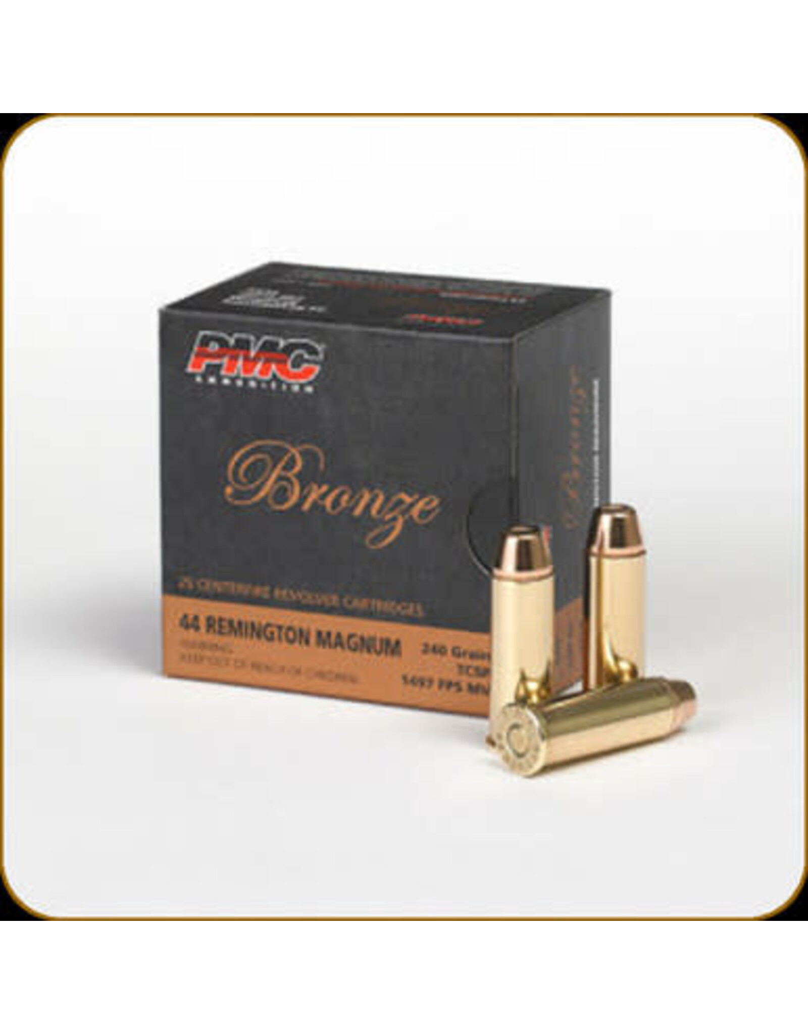 PMC PMC Bronze - .44 Mag., 240gr, TCSP, Box of 25 [PMC44D]