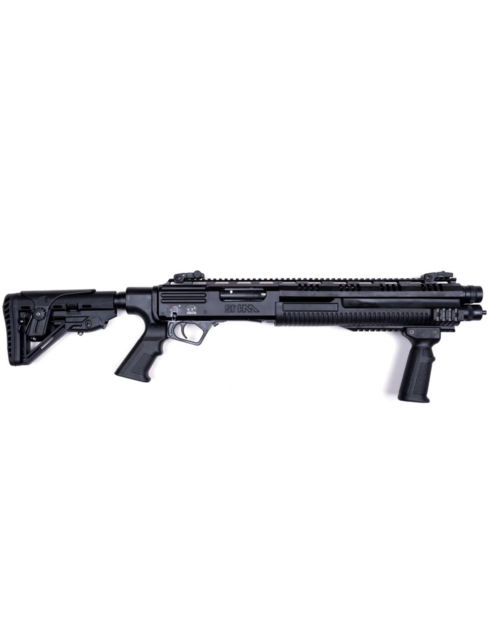 Charles Daly Charles Daly MH-12 Double Barrel Pump - 12GA, 2-3/4" or 3", Dual 14" Barrel, BLK