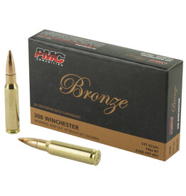 PMC PMC Bronze - .308 Win., 147gr, FMJ-BT, Box of 20 [PMC308B]
