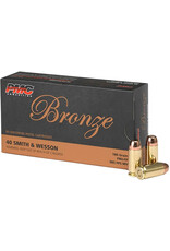 PMC PMC Bronze - .40 S&W, 180gr, FMJ-FP, Box of 50 (PMC40E)