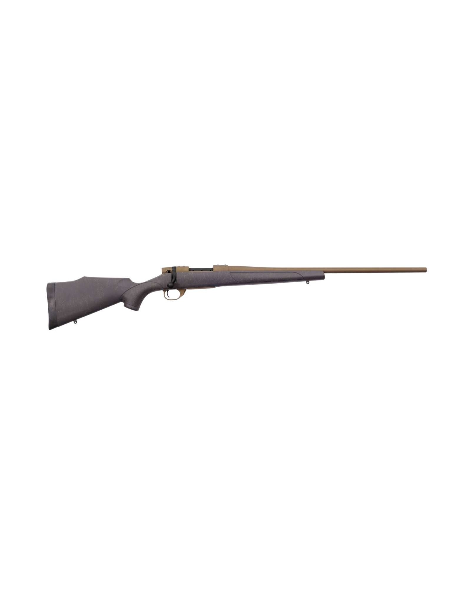 Weatherby Weatherby Vanguard 30-06 Springfield, 22" Threaded Barrel, Black w/ Bronze Webbing, Bronze Rec, 5rd