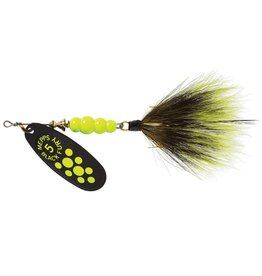 Mepps Mepps 5 Black Fury Dressed  1/2 oz Chart Dot