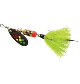 Mepps Mepps BF1T HFT Black Fury In-Line Spinner, 1/8 oz, Dressed Treble