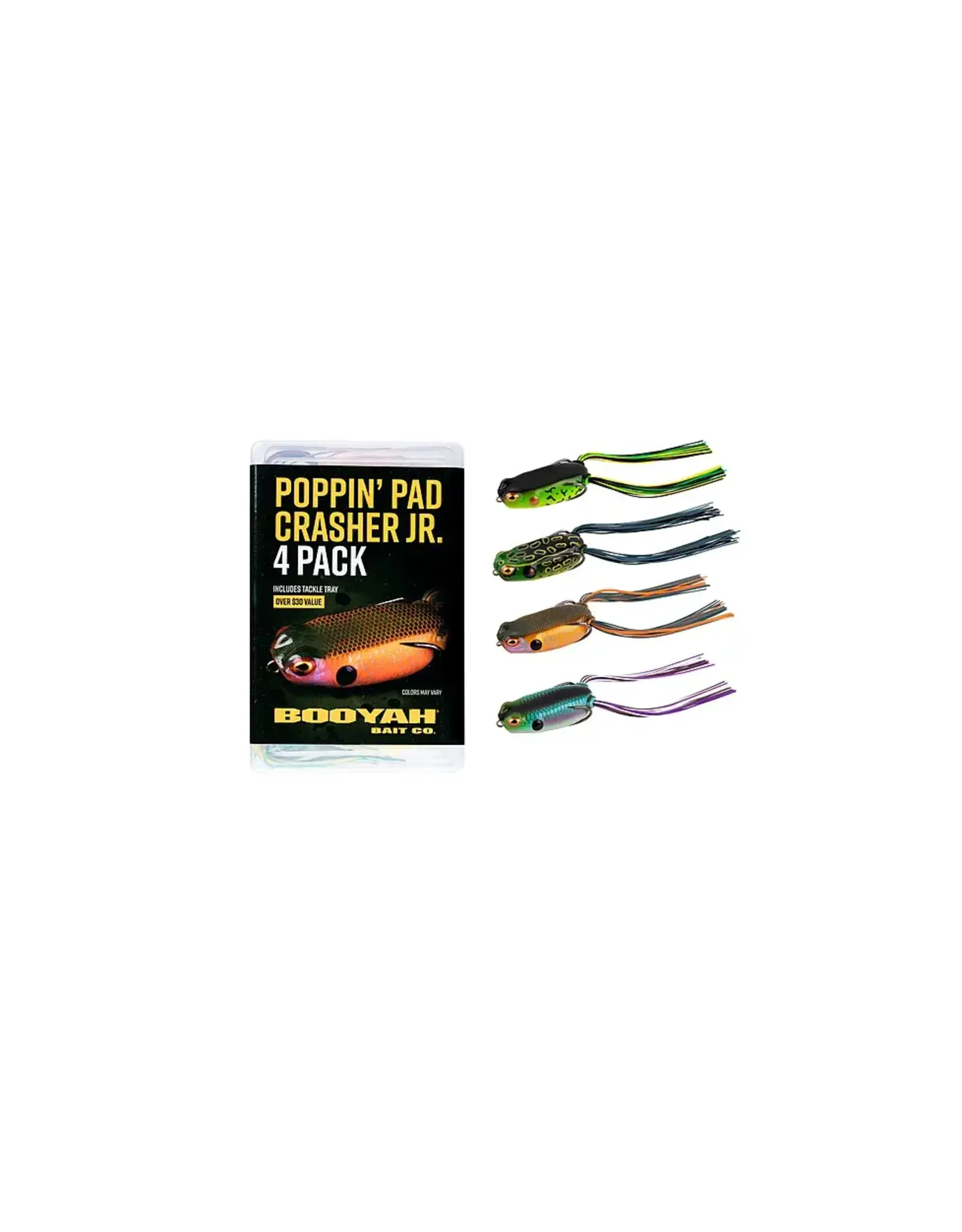 Booyah Booyah POPPIN' PAD CRASHER Jr Frog 4-Pack Kit
