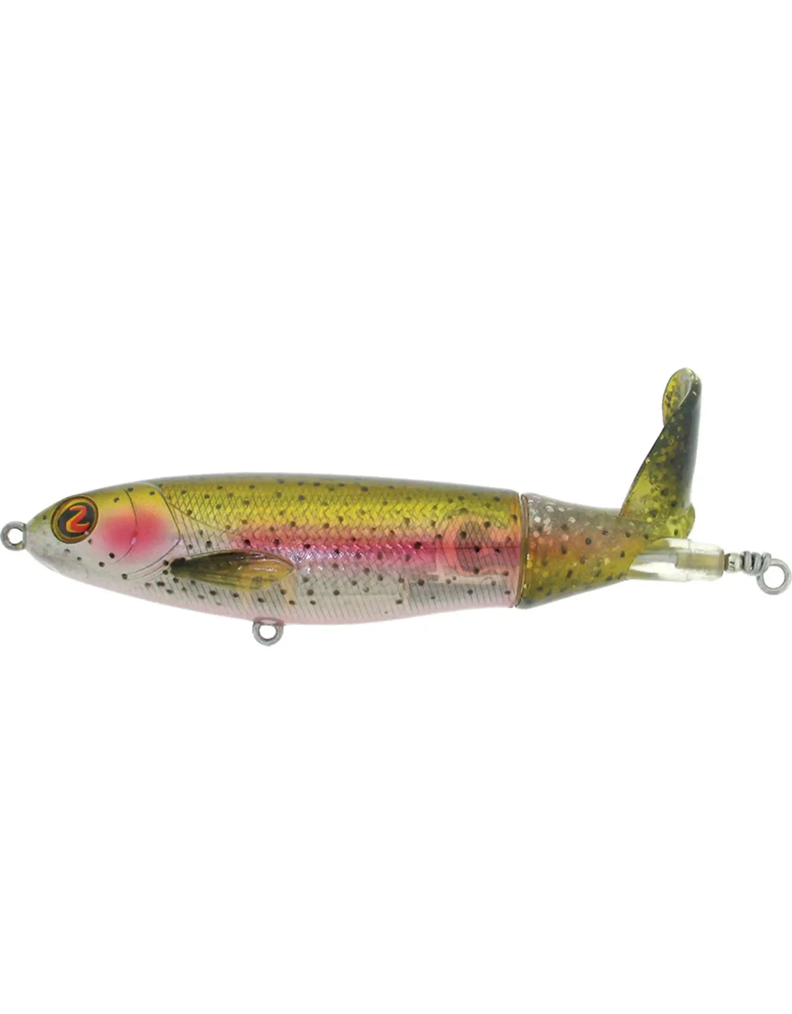 River2Sea River2Sea WPL90/10 Whopper Plopper 90, Rainbow trout, 1/2 oz, 3 1/2in, Two River2Sea (BN) X Strong Treble #4, No Rattles, Top Water