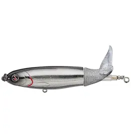 River2Sea River2Sea WPL110/44 Whopper Plopper 110, Chrome Black, 3/4oz, 4 3/8 in, Two River2Sea (BN) X Strong Treble #2, No Rattles, Top Water