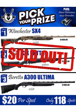 DRAW #1837 - Pick Your Prize - Winchester, Tikka OR Beretta!