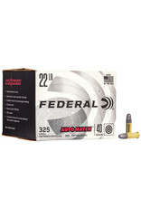 Federal Federal AM22 Champion Rimfire Rifle Ammo 22 LR, Solid, 40 Grains, 1200 fps, 325 Rounds, Boxed
