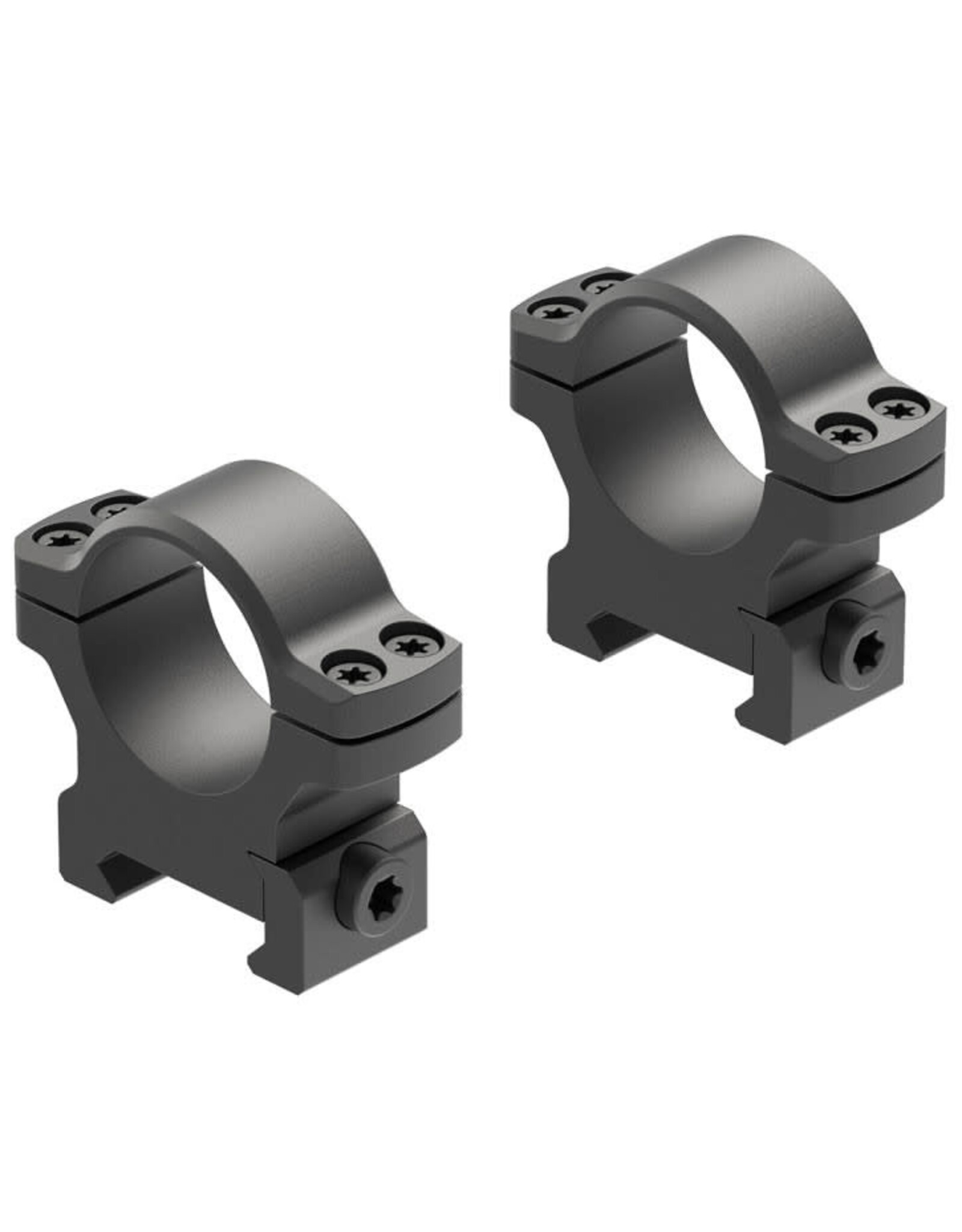 Leupold Leupold BackCountry Cross-Slot Rings: 1", Medium, Matte Black