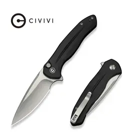 Civivi CIVIVI Button Lock Kitefin Flipper Knife Aluminum Handle (3.22" 14C28N Blade) C24091-1
