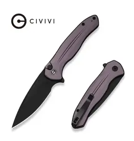 Civivi CIVIVI Button Lock Kitefin Flipper Knife Aluminum Handle (3.22" 14C28N Blade) C24091-3