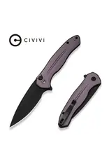 Civivi CIVIVI Button Lock Kitefin Flipper Knife Aluminum Handle (3.22" 14C28N Blade) C24091-3