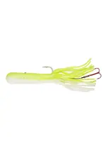 Northland Fishing Tackle Northland Level-Head Predator Tube 1 oz 5" - Chartreuse and White