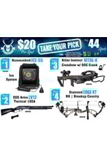 DRAW #1852 - Take Your Pick - Humminbird, EGE Arms, Killer Instinct OR Diamond!