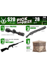 DRAW #1853 - Pick Your Prize - Burris, Rock Island Armory, Charles Daly OR Rhino!
