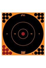 Pro Shot Products Splatter Shot 12" Orange Bullseye Target Peel & Stick - 5 Qty Pack