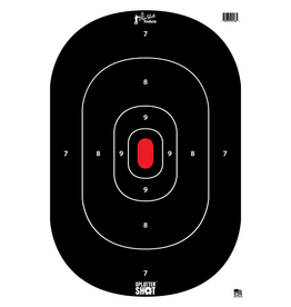 pro-shot Pro-Shot Splatter Shot 12x18" Black Sihouette Target 8pk