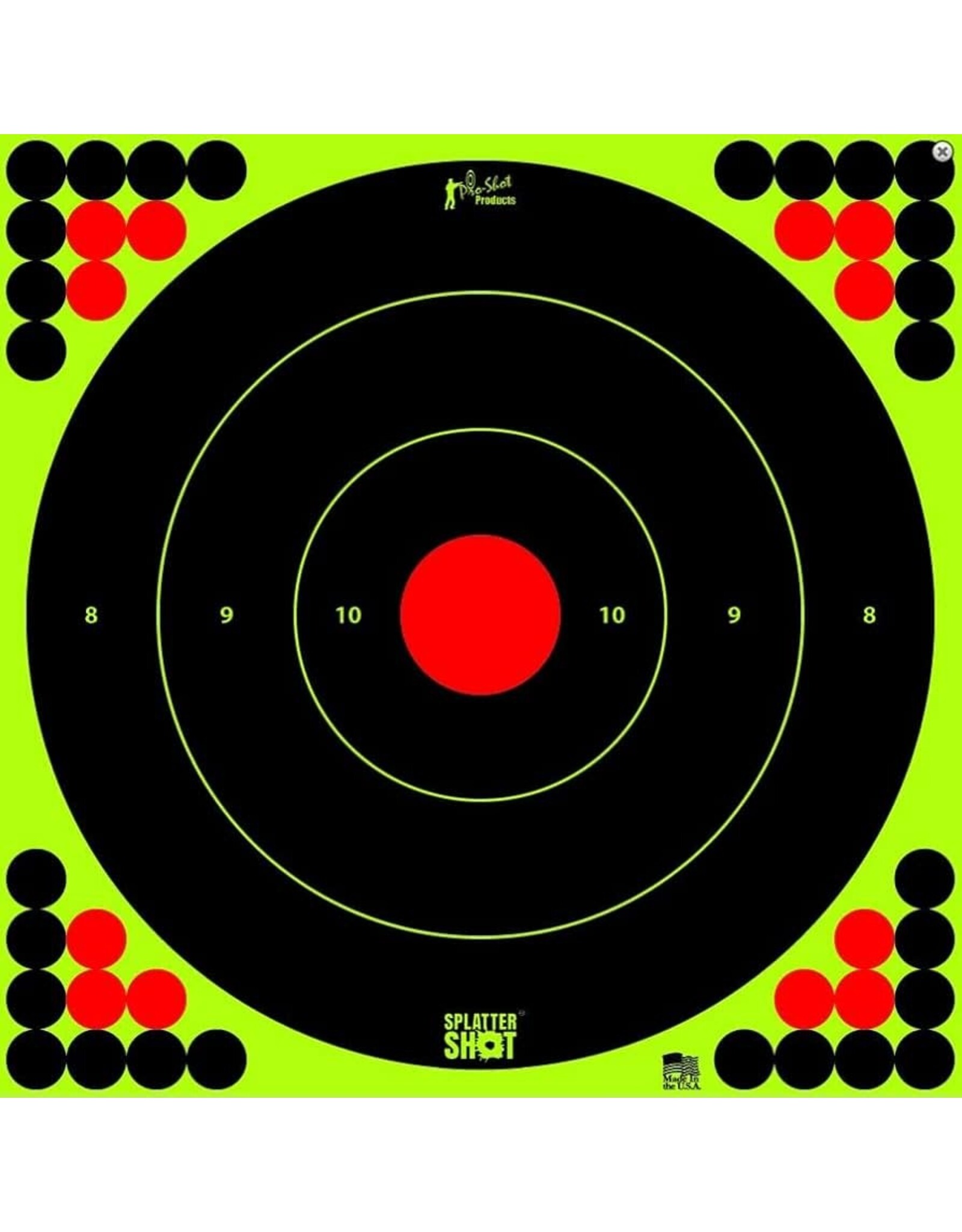 pro-shot Pro-Shot Splatter Shot Long Range 17.25" Fluorescent Bull's-eye