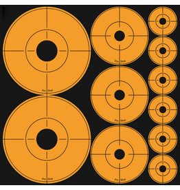 pro-shot Pro-Shot Assorted 1", 2", & 3" Peel & Stick Orange Targets: 10-Pk
