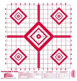 pro-shot Pro-Shot Sight In Targets Precision Red Diamond, 16"x16": 10-Pk