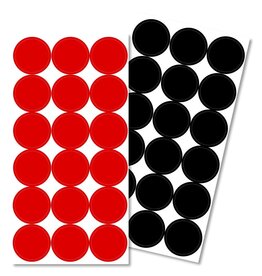 pro-shot Pro-Shot Splatter Shot 1" Repair Paster Red and Black
