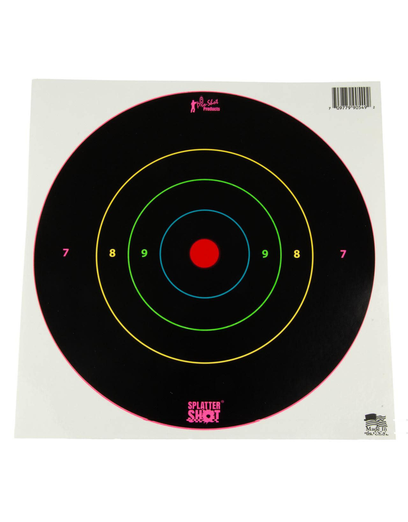 pro-shot Pro-Shot 8" Bullseye Multi-Color Rings on Heavy Tag Paper-6/ct