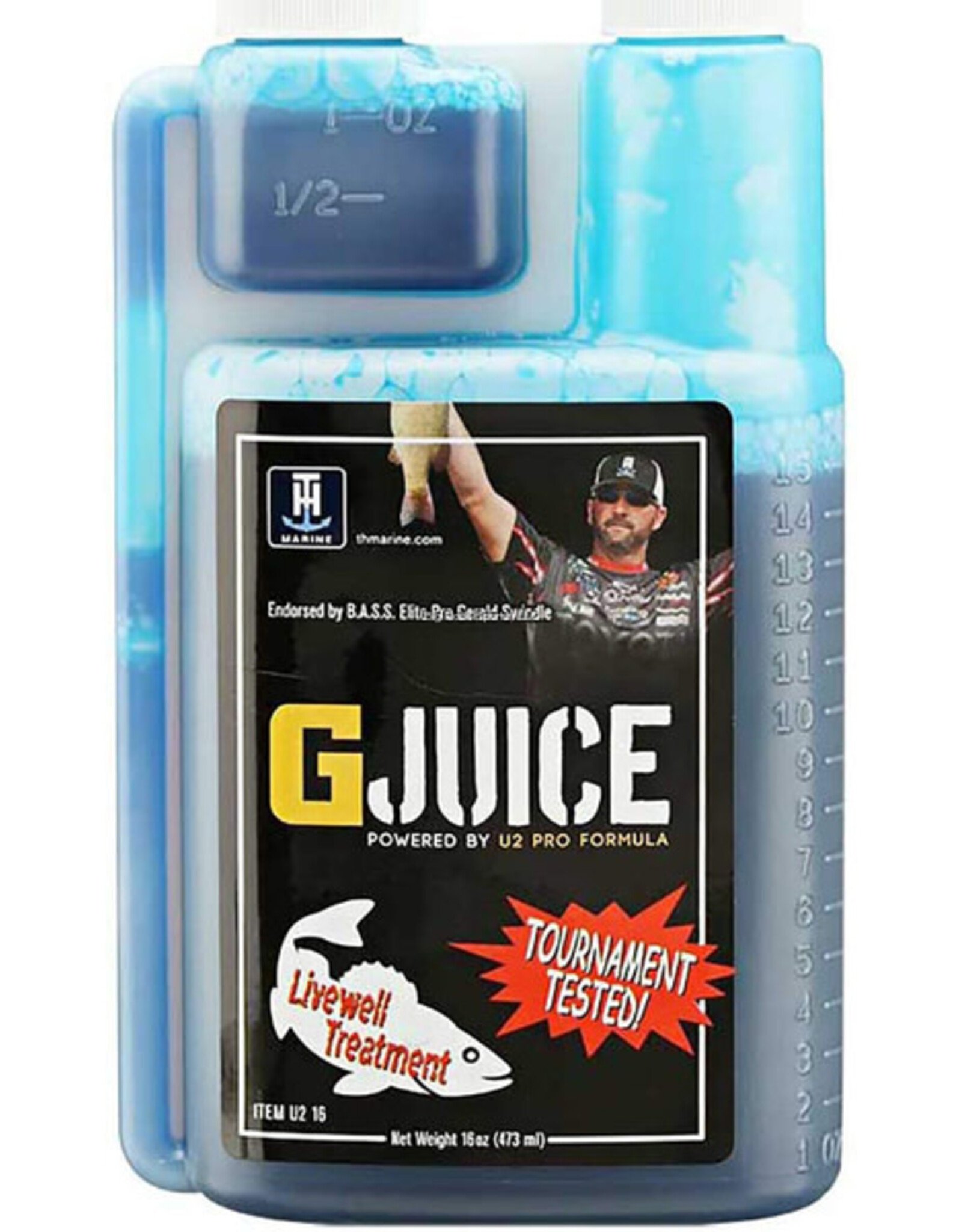 G Juice G Juice Freshwater U2 Pro Formula,16oz dual neck bottle, treats 960 gal