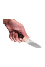 Buck Knives Buck 113 Ranger Skinner Fixed 3-1/8" Blade, Ebony Handles, Black Leather Sheath