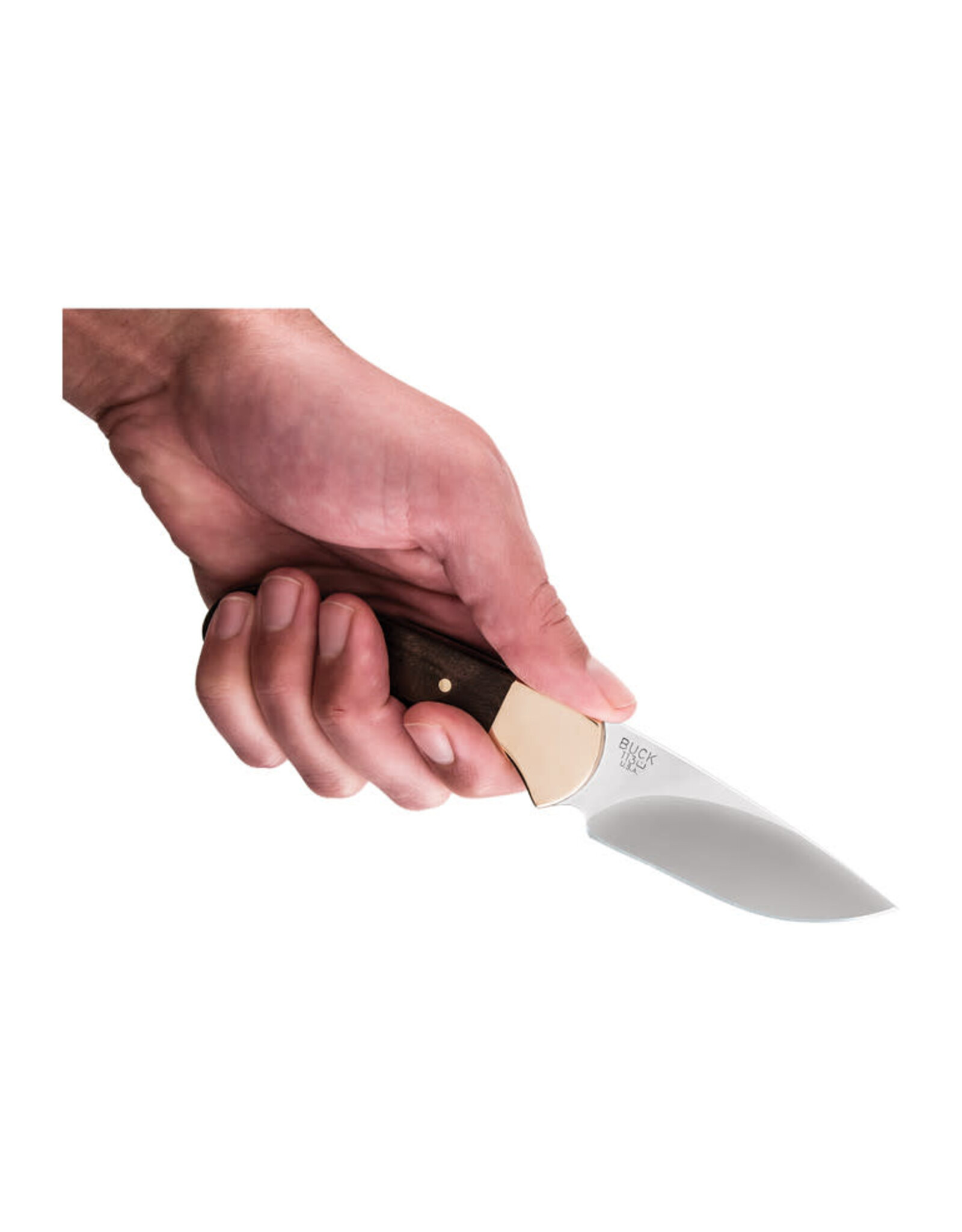 Buck Knives Buck 113 Ranger Skinner Fixed 3-1/8" Blade, Ebony Handles, Black Leather Sheath