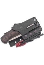 Buck Knives Buck 836 Selkirk Survival Folder 3.9" 420HC Plain Blade, Brown Micarta Handles - 10678