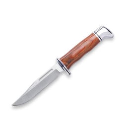 Buck Knives Buck Knives 117 Brahma Knife: 4.5", 420HC Clip-Point Blade, DymaLux Cocobolo Heritage Handle, Model 0117CCS1-B