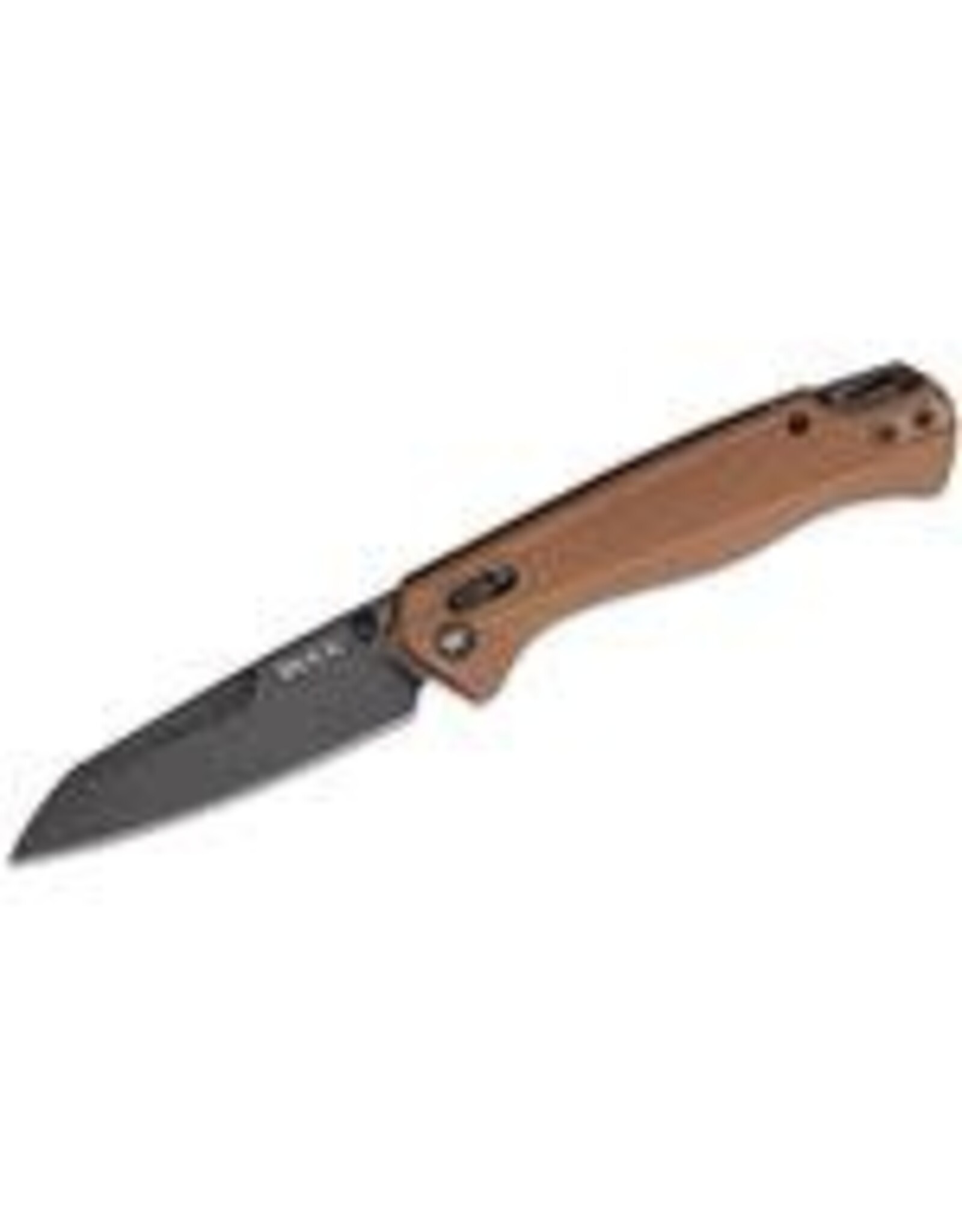 Buck Knives Buck 698 Ferrox Crossbar Lock Folding Knife 3.375" D2 Black Reverse Tanto Blade, Bronze Anodized Aluminum Handles - 14410