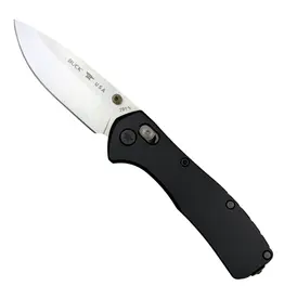 Buck Knives Buck 0791BKS1 Range Pro Crossbar Lock Folding Knife 3.375" 154CM Satin Drop Point Blade, Black GFN Handles - 13918