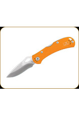 Buck Knives Buck 722 SpitFire Folding Knife 3.25" Plain Blade, Orange Aluminum Handles, Lockback - 7453