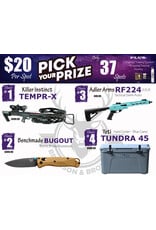 DRAW #1854 - Pick Your Prize - Killer Instinct, Benchmade, Adler OR Yeti!