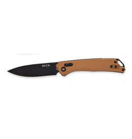 Buck Knives Buck 700 Nomad Crossbar Lock Folding Knife 3.25" D2 Black Drop Point Blade, Bronze Anodized Aluminum Handles, Black Accents - 14424